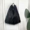 Women Fluffy Shoulder Bag Hasp Fuzzy Tote Handbag Casual Plush Tote Handbag Versatile Large Capacity Girl Satchel Bag