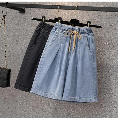 Summer Jeans Shorts Pants Women Pants Loose Casual Denim Female Casual Trousers 4XL