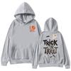 Halloween Hoodie Men's Sports Leisure Comfortable Top Bat Letter Printed Loose Fashion Autumn Winter Hoodie