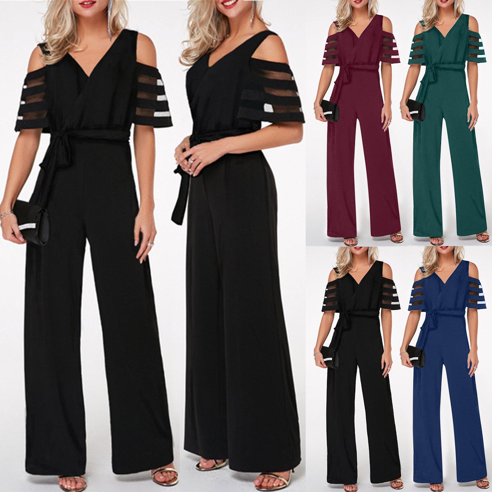 

Women s Wide-Leg Pants with Belt - 4 Color Options XL