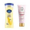 Vaseline Body Lotion & Mentholatum Hand Cream Set