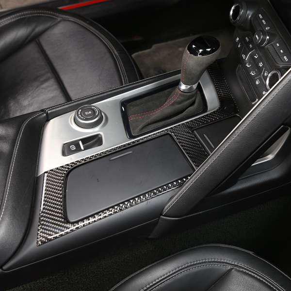 Carbon Fiber Gear Shift Panel Sticker for Corvette C7 (2014-2019)