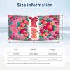 Floral Garden Theme Beach Towel Personalized Custom Name & Text Soft Quick Dry Beach Towel for Swimming Travel