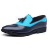 Men Business Dress Shoes Male Casual Shoes Luxury Leather Tassel Loafers Fashion Pointed Toe Small Heel Bridegroom Wedding Shoes