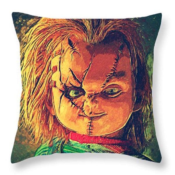 Chucky Good Guy  Doll Horror Movie Design Cushion Pillow Case Cover  New