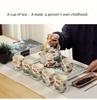 1set Ancient Chinese Ink Painting Ceramic Tea Set 7pcs Large Capacity Teapot With Tea Cups Afternoon Tea Set Gift For Tea Lovers Tea Accessories