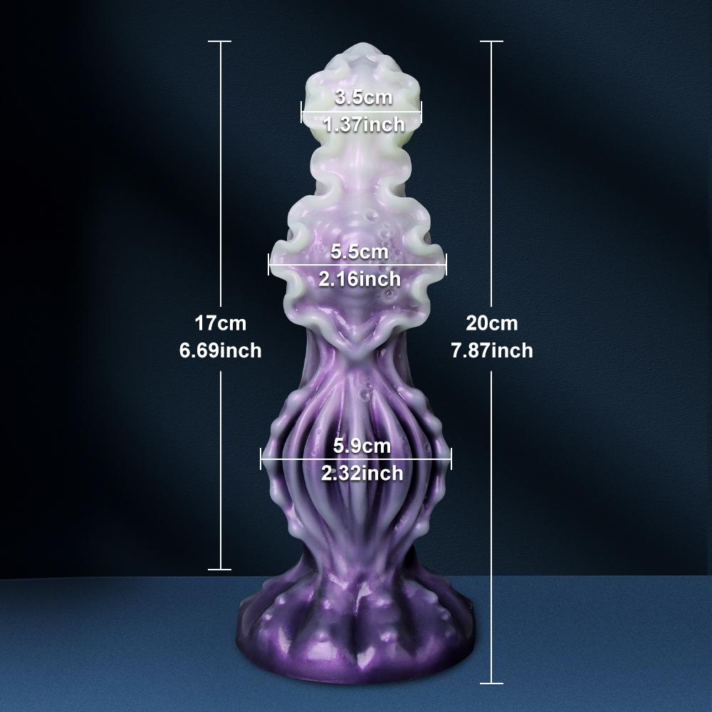 Big Monster Dildo with Raised Points Anal Plug Adult Female Sex Toy Vagina Clitoral Strong Stimulator Couple Tight Anus Massager