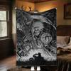 Reaper's Rebellion: Sons Anarchy Blanket Suitable for All Seasons Soft and Comfortable Office Rest Blanket Sheet Digital Printing