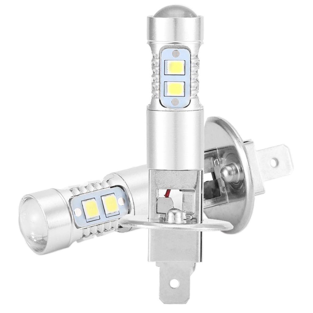 H1 LED, Qiilu LED, 2 * 20 * 5W H1 6000K Super White 100W