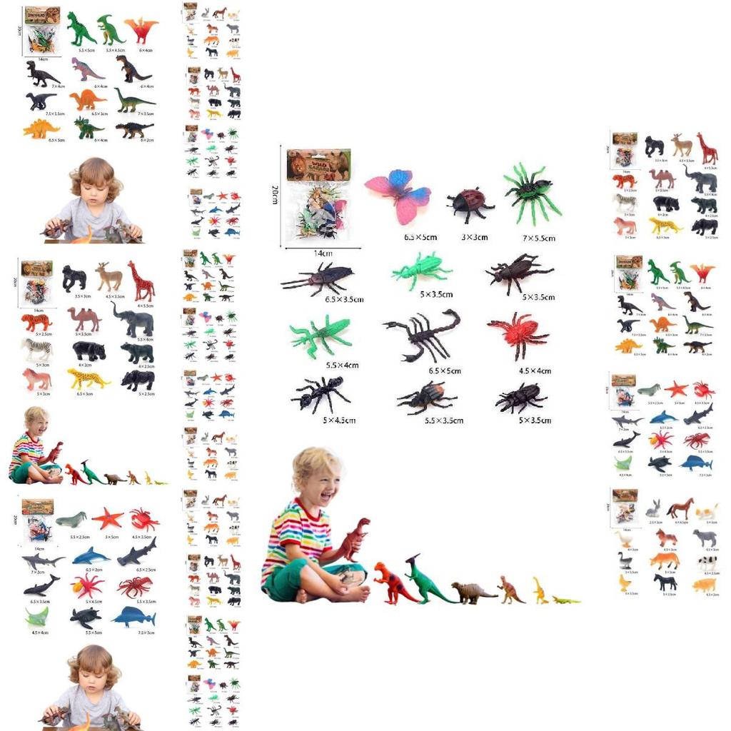 High-quality Pvc Dinosaur Toys Realistic Jurassic Creatures For Children