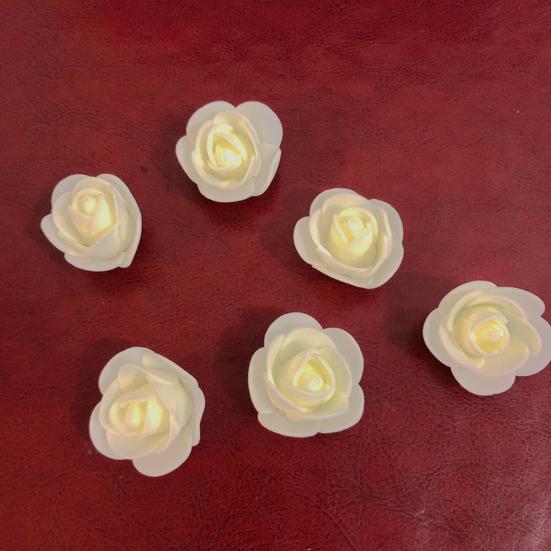 500 Pcs Mini Artificial Foam Rose Bulk Small Rose Flower Head for DIY Flower Arrangement Wall Garland Backdrop Wedding Bridal Shower Decor