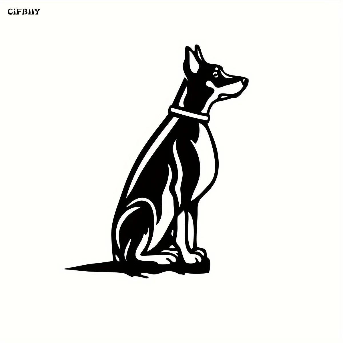 Металлическая декоративная табличка с доберманом Антикоррозийная Подарок на новоселье