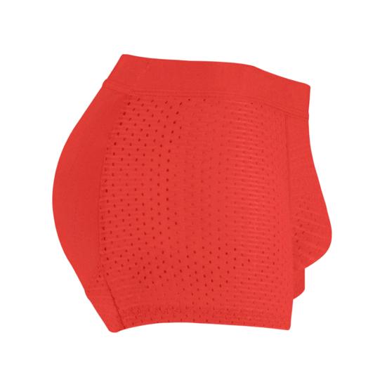 Men Butt Lift Boxer Briefs Solid Color Fake Butt Shorts Padded Hip