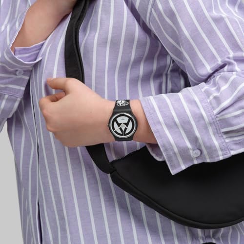 Swatch VICK BY VERDY SO29Z138 Wristwatch, Black