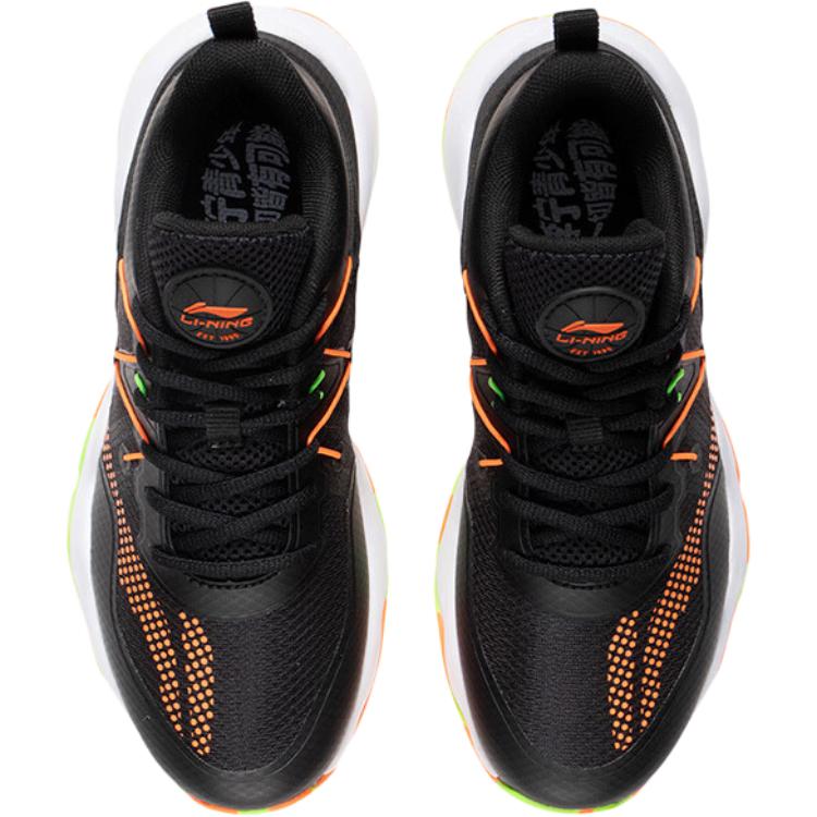 Li Ning Kids Comfortable Versatile Non-Slip Durable Low-Top Basketball Shoes Kids sneaker Black YKBS034-43
