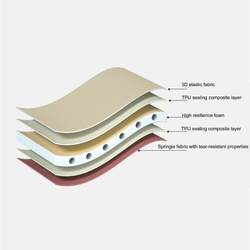 Auto Inflating Travel Pillows 3D High Resiliences Sponges Ergonomic For Camping Hiking Office