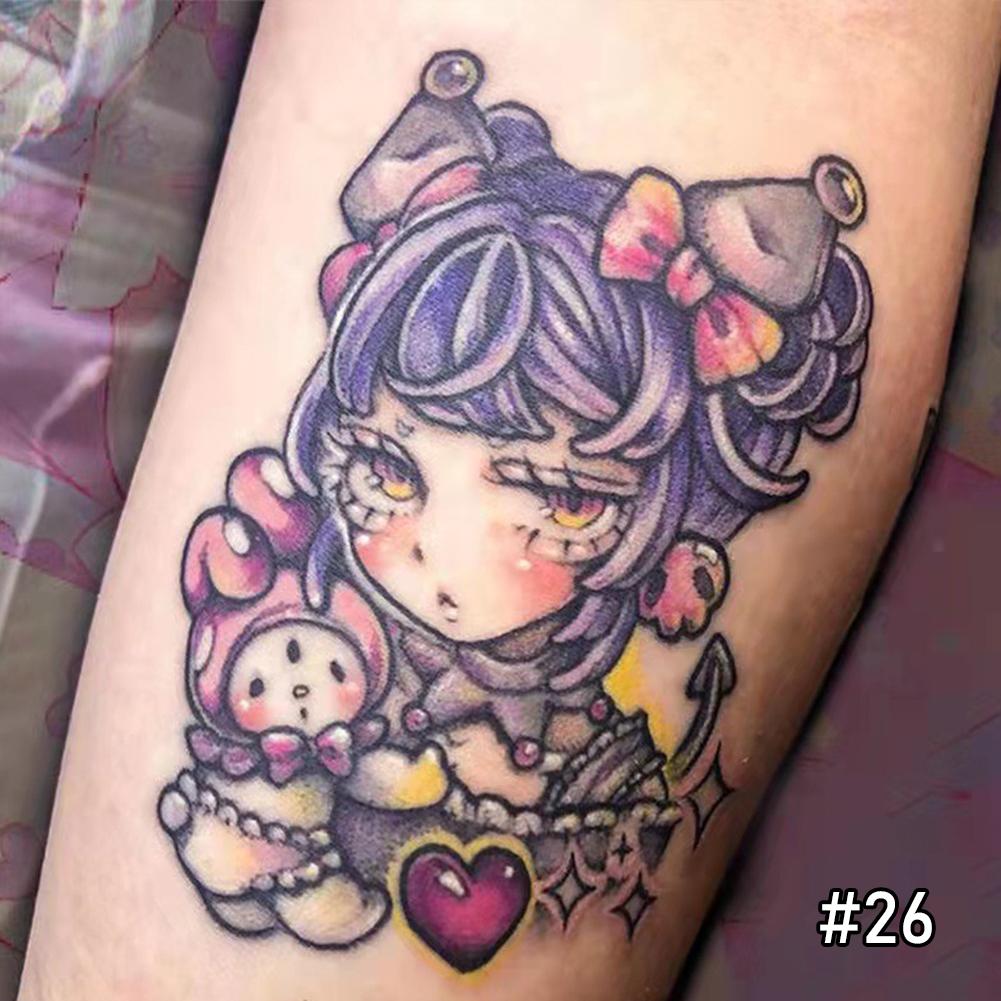 

Темные наклейки для татуировок, водонепроницаемые долговечные татуировки, наклейки для тела, ручная роспись, художественная паста, татуировка для женщин и мужчин 26