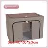 Foldable Oxford Cloth Storage Bin With Steel Frame For Bedroom Organizing And Home Use