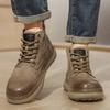Men Boots Winter High Top Leather Shoes Fashion  Shoes Fashion Ankle Boots Business Casual Outdoor Shoes Male Sneakers New