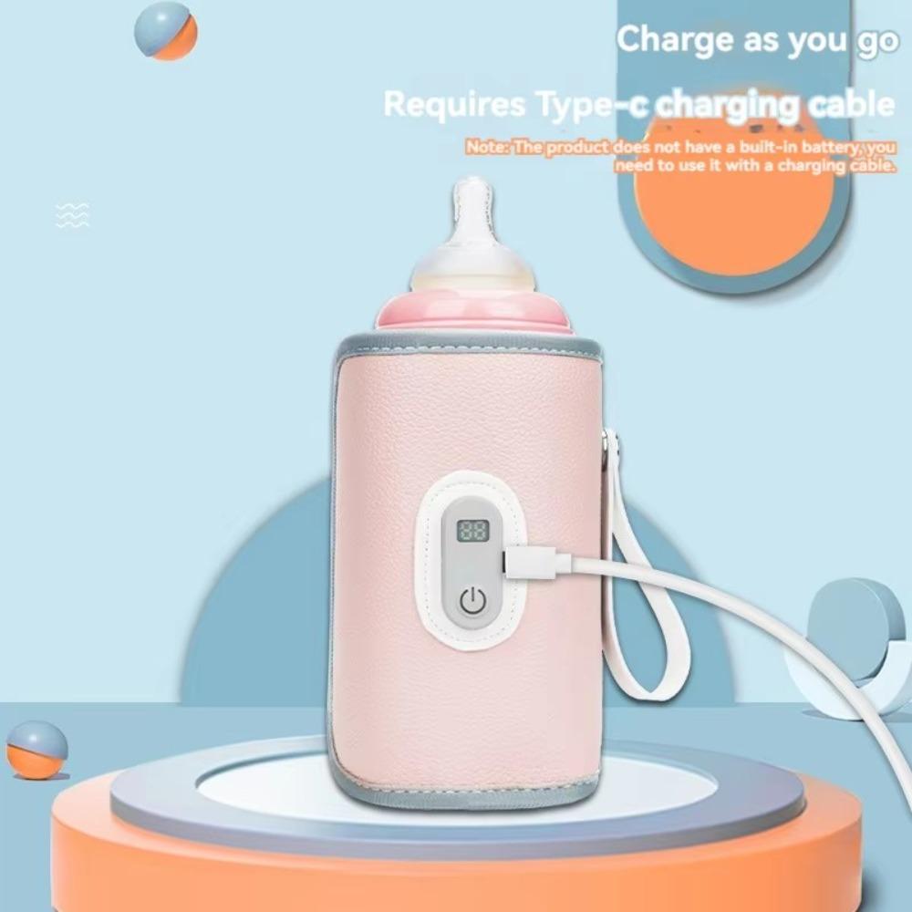 5 Levels Milk Bottle Insulation Cover Type-C Bottle Thermal Heater Baby Bottle Warmer  Infants