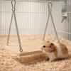 Wooden Hamster Swing Toys Durable Cockatiel Swing Ladder Hamster Climbing Platform  Training