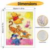 Disney Winnie the Pooh Oil Painting Kit Digital Painting Art Handmade Diy Home Room Decorations
