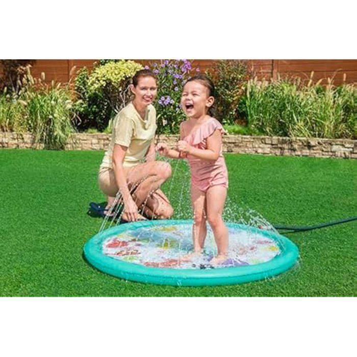 Vodní podložka pro děti - BESTWAY - Desert Dino - 122 cm x 122 cm - Vícebarevná - 2 roky a více