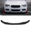 Front Bumper Lip Spolier 2 Section Bumper Lip Chin Splitter Diffuser Protector Fit For 1 Series F20 F21 Pre LCI M‑Sport