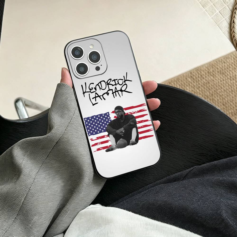 Rapper Kendrick Lamar Phone Case For iPhone 17, 16,15,14,13,12,11 Plus,Pro Max, Others Soft Black Cover