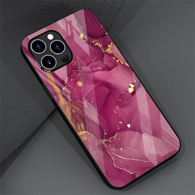 

Роскошный стеклянный чехол с мраморным узором для Apple iPhone 13 Pro 11 14 12 7 8 Plus SE 2022 XR X XS Max 6 6S закаленный чехол для телефона iPhone 7 8