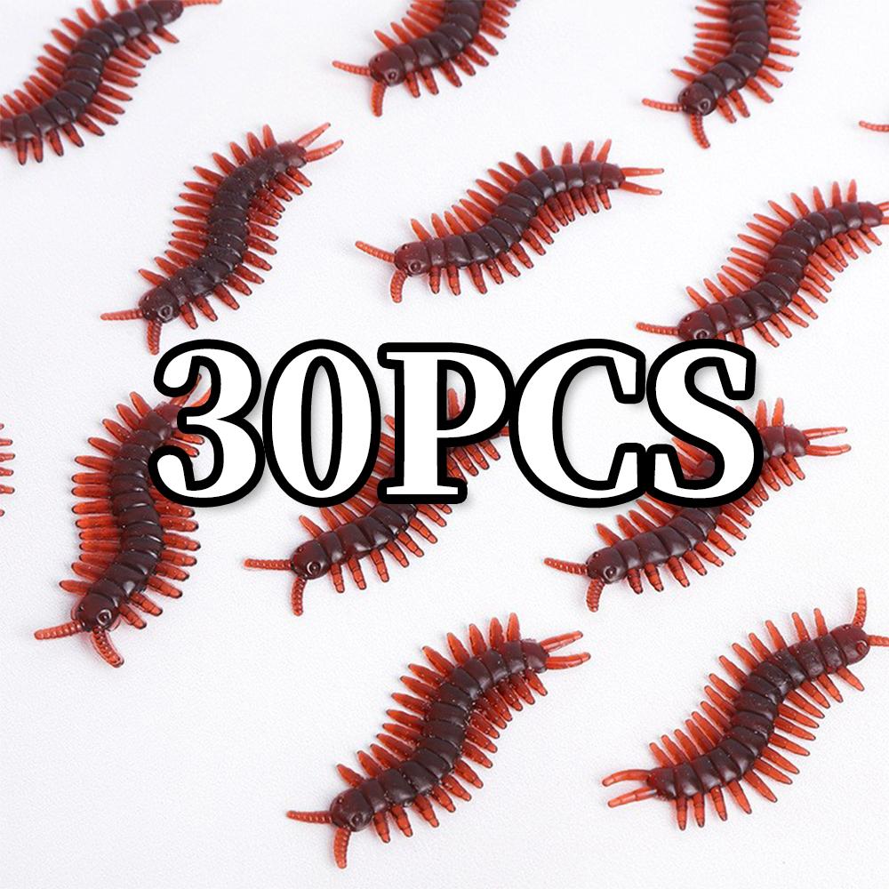 11-11pc Halloween Simulation Bug Spider Centipede Scorpion Bat Funny Fake Cockroach Toy Party Supplies DIY Party Decor Props