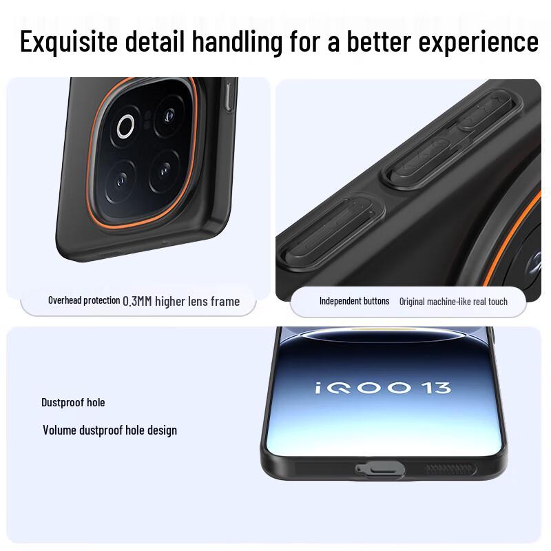 Magnetic Frosted Slim Hard Case for Vivo Phones