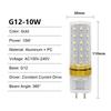5PCS G12 Led Corn Light Bulbs Bulb 10W 20W Cool Warm White 220V 240V 85-265V Clear Pc Shell 360 Degree Beam Angle 2835 Smd Home