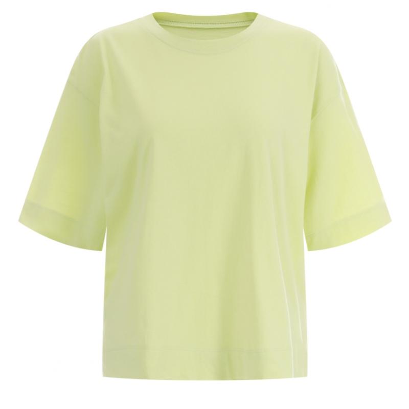 Shop Women Basic 5 Part Cut Off Cotton 100 Bio Washing Short Sleeve White Dai