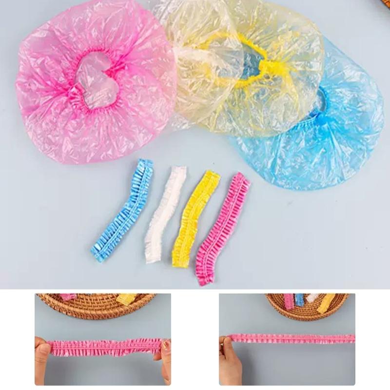 Convenient Hair Net Hat 100pcs for Eyebrow Styling Waterproof Bath Hat Hotel Travel Essentials Accessories