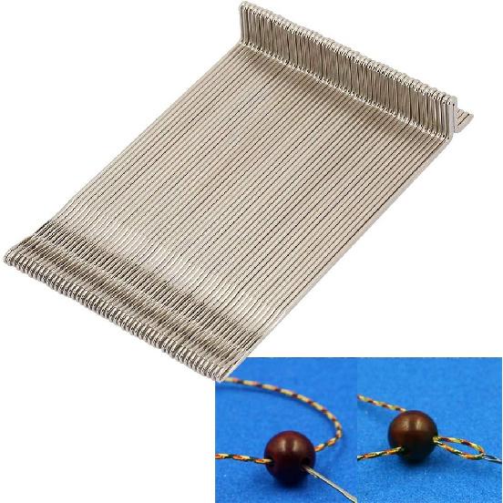 50Pcs Knitting Machine Needles Set, Steel Replacement Needles for LK100 LK150 KH360 Knitting Machines Fabric Weaving Yarn Projects Home Knitting