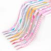 Lacci piatti per sneakers Tie-dye arcobaleno Lacci per scarpe personalizzati Lacci per scarpe da ginnastica Lacci per scarpe sportive Scarpe in tela AF1 Lacci per scarpe