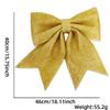 Pearl Stylish Cotton Glitter Bow Ornaments Ideal For Holiday Decor And Diy Projects Craft