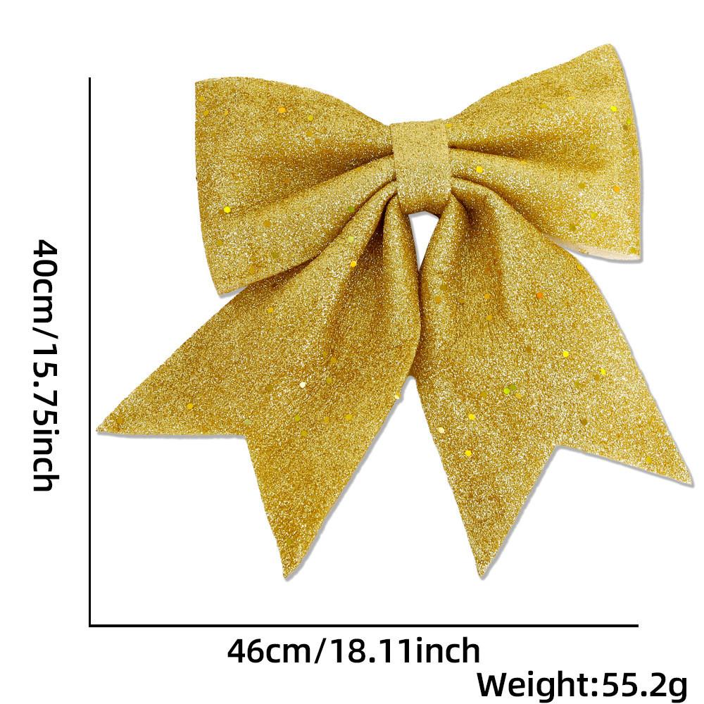 Pearl Stylish Cotton Glitter Bow Ornaments Ideal For Holiday Decor And Diy Projects Craft