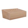 Leather Craft Tool Holder 76 Holes Durable Beech Diverse Sizes Widely Used Wooden Punch Tool Stand