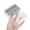 Portable 17 Keys Mini Kalimba Piano Clear Crystal Finger Piano Thumb Piano Musical Instrument Christmas Gift for Kids