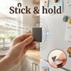18Pcs Clear Fridge Magnet Hand DIY Fridge Magnets Square Magnetic Photo Frame for Kitchen Fridge Office Party Whiteboard Decor