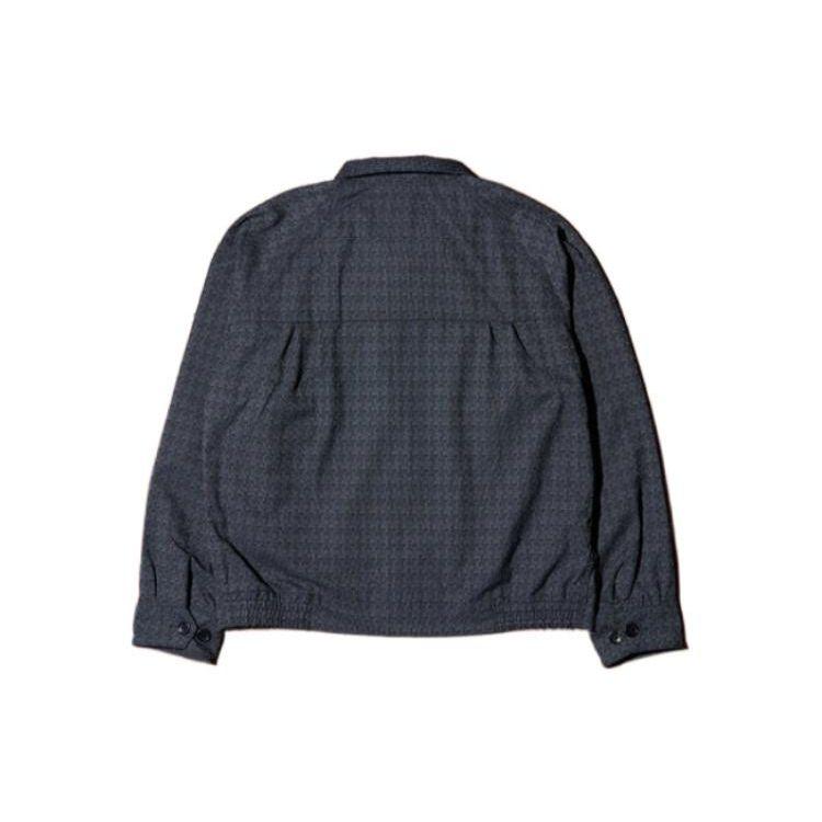 Levis FW22 Checkered Zip-Up Stand Collar Jacket Men jackets Black A30230000