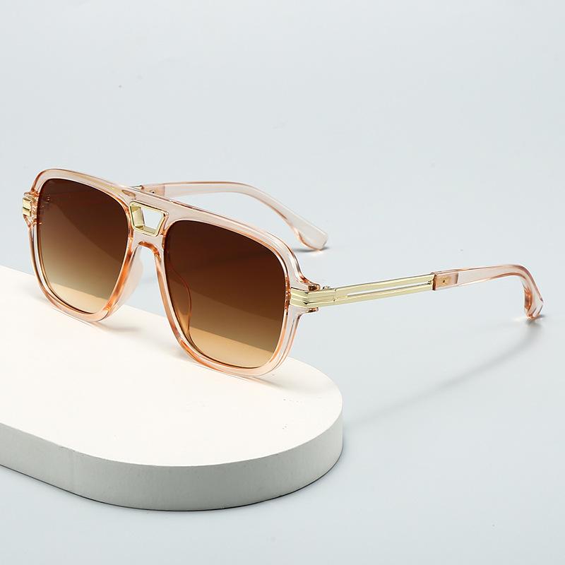 Aviator Sunglasses for Men and Women, Metal-trimmed Sunglasses, UV Protection, Large Frame Glasses