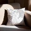 Cherry Crush Chibi Anime  Pillow Case Antidustmite Pillowcase Invisible Zipper Silky Short Plush Sofa Cushion Cover