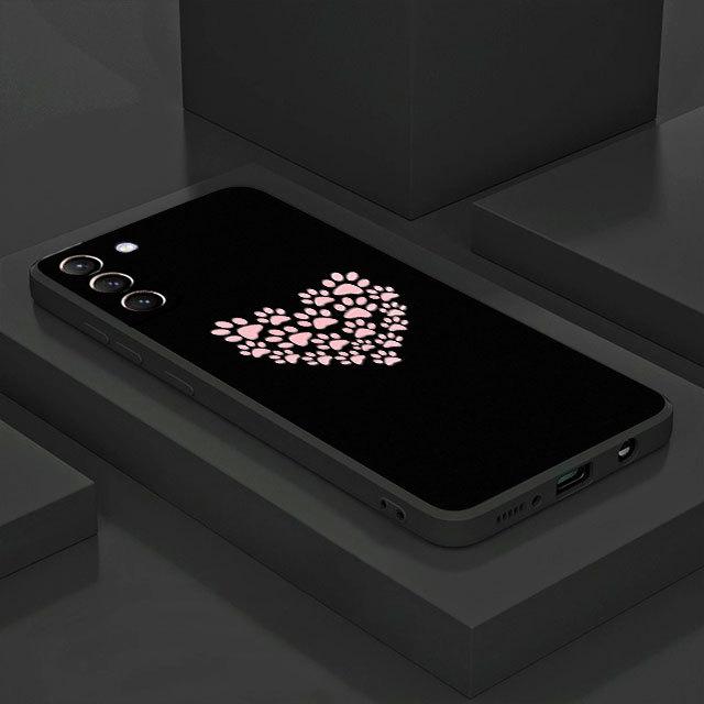 

Силиконовый противоударный роскошный чехол для Samsung Galaxy S22 Plus S20 Ultra 5g S8 S7 S9 S10 S21 S21 Fe S10e, дизайнерский чехол в виде кошачьей лапы Samsung Note20 Ultra