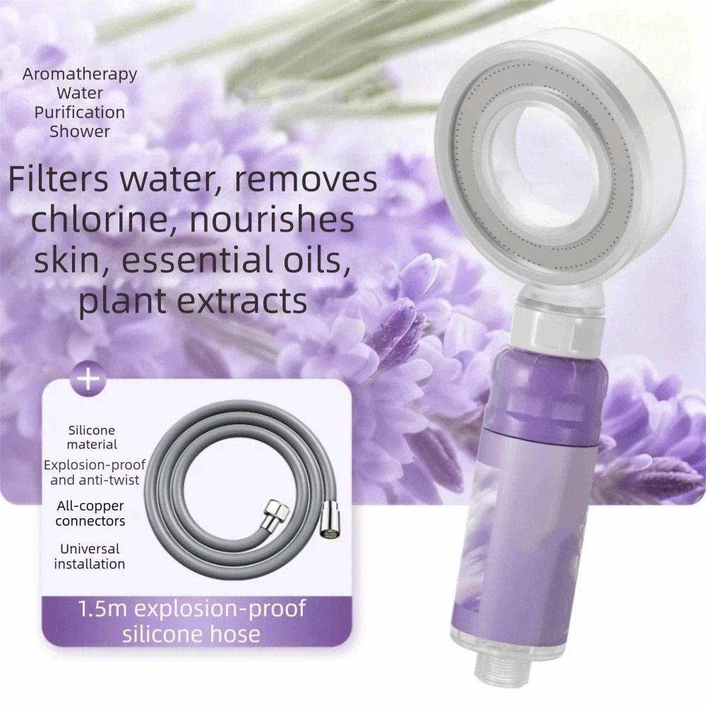 Pressurized Design Shower Head With Water Filter Skin Care Showerhead Daily Bathing