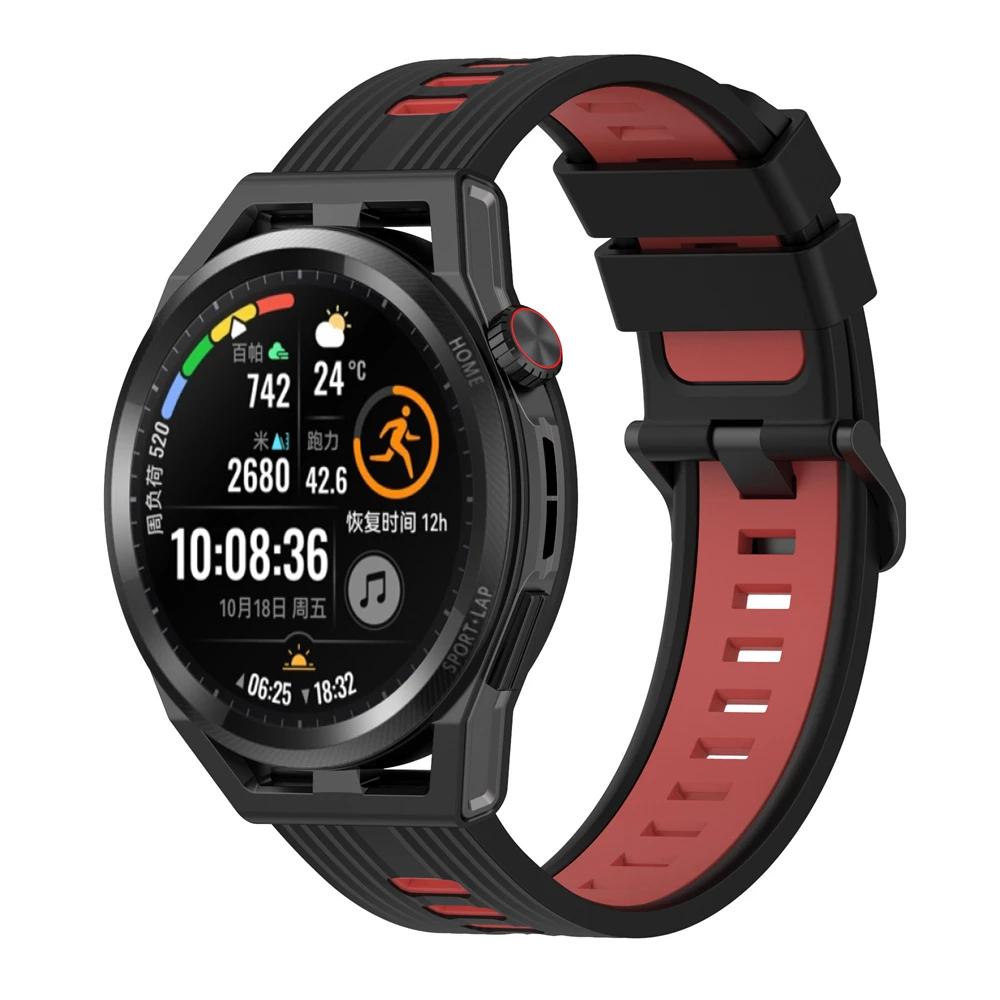 22mm Sport Silicone Strap For HUAWEI WATCH GT Runner/GT3 46MM/GT 2e GT2 Pro Smartwatch Wrist Band Bracelet Wrist Accessorie