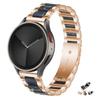 Pulseira de metal + resina de 20mm 22mm para samsung galaxy watch 5 pro 4 3 pulseira clássica 40mm 44mm 42mm 46mm 45mm active 2
