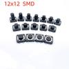 20PCS 12x12x4.3/4.5~20H Four-pin Patch Micro Button Button Switch High Temperature Resistance Pushbutton Switches 3